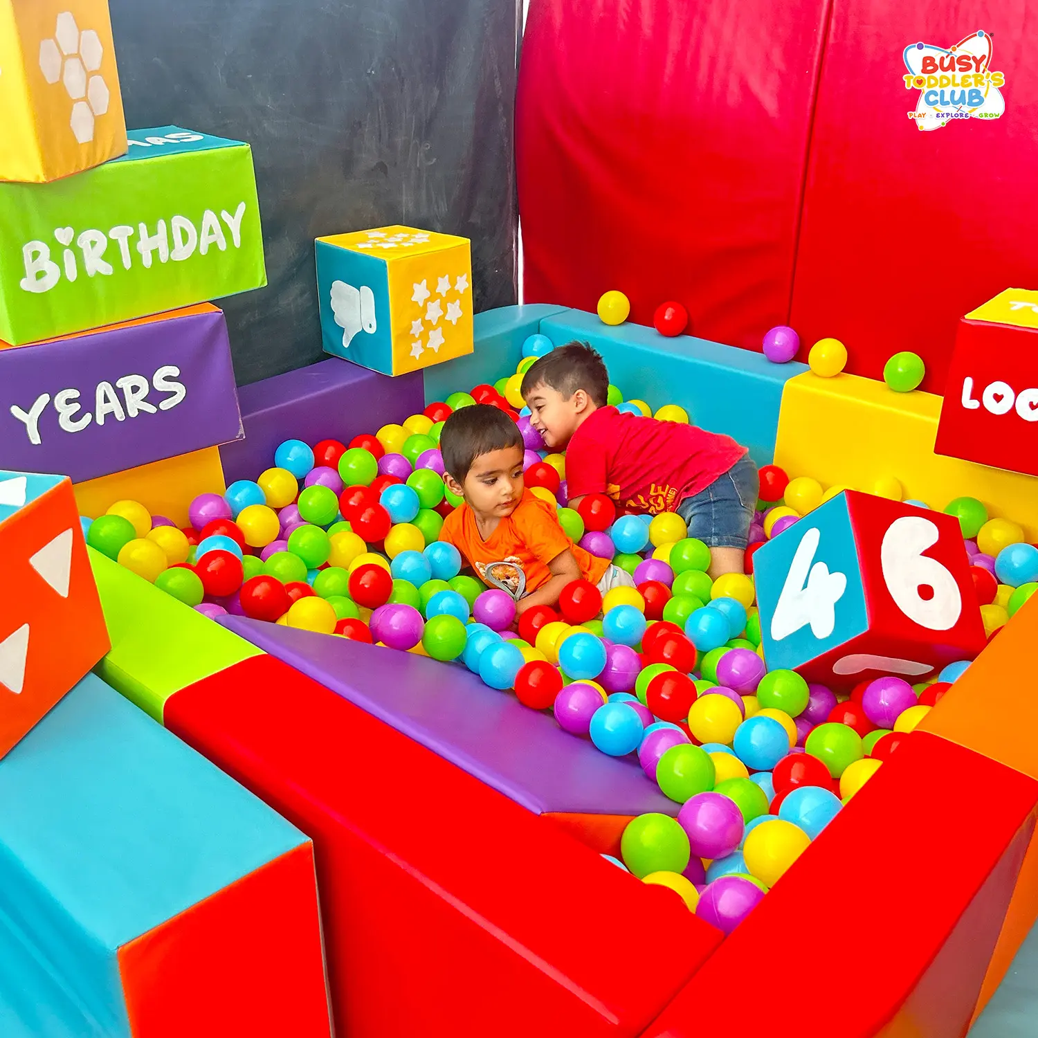 Busy Toddler's Club soft play setup